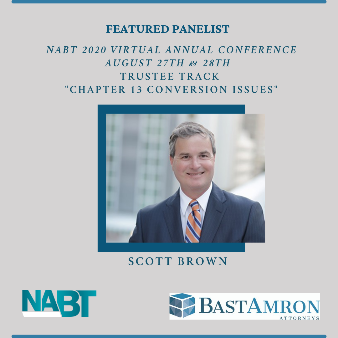 SCOTT N. BROWN PRESENTS AT 2020 NABT VIRTUAL ANNUAL CONFERENCE