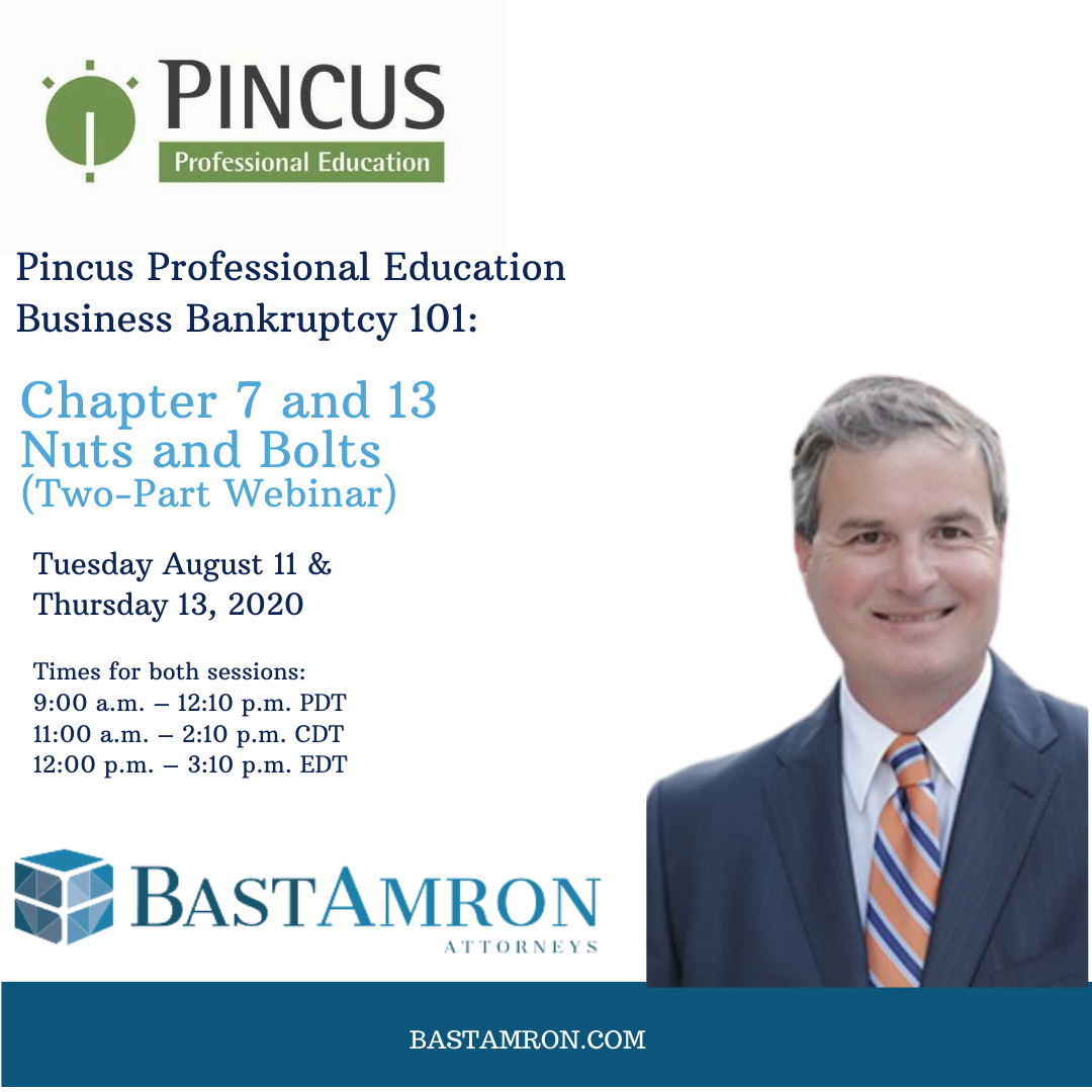 SCOTT N. BROWN PRESENTS ON  BANKRUPTCY 101: CHAPTER 7 AND 13 NUTS AND BOLTS
