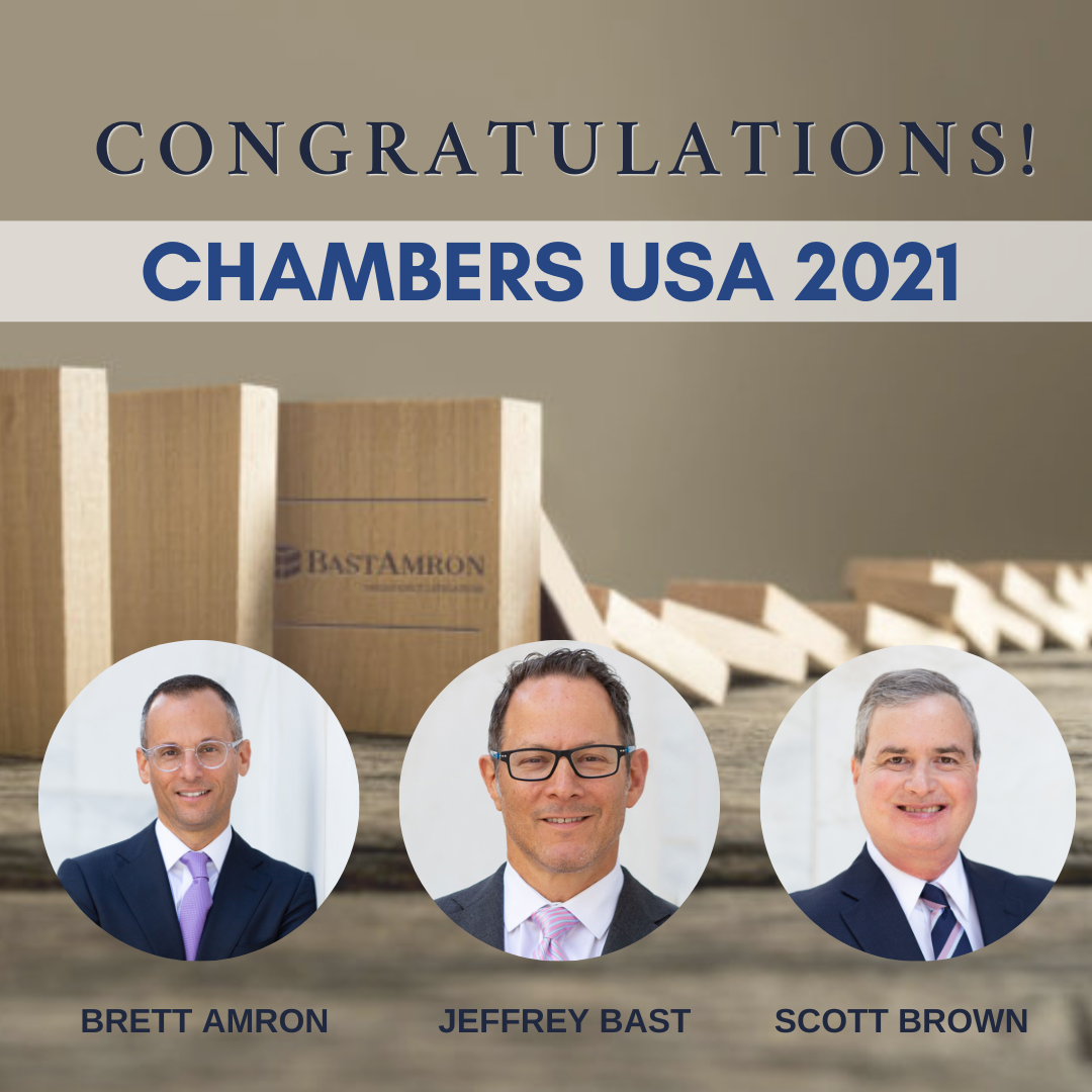 CHAMBERS & PARTNERS RECOGNIZES’ BAST AMRON ATTORNEYS AND FIRM IN 2021 PUBLICATION