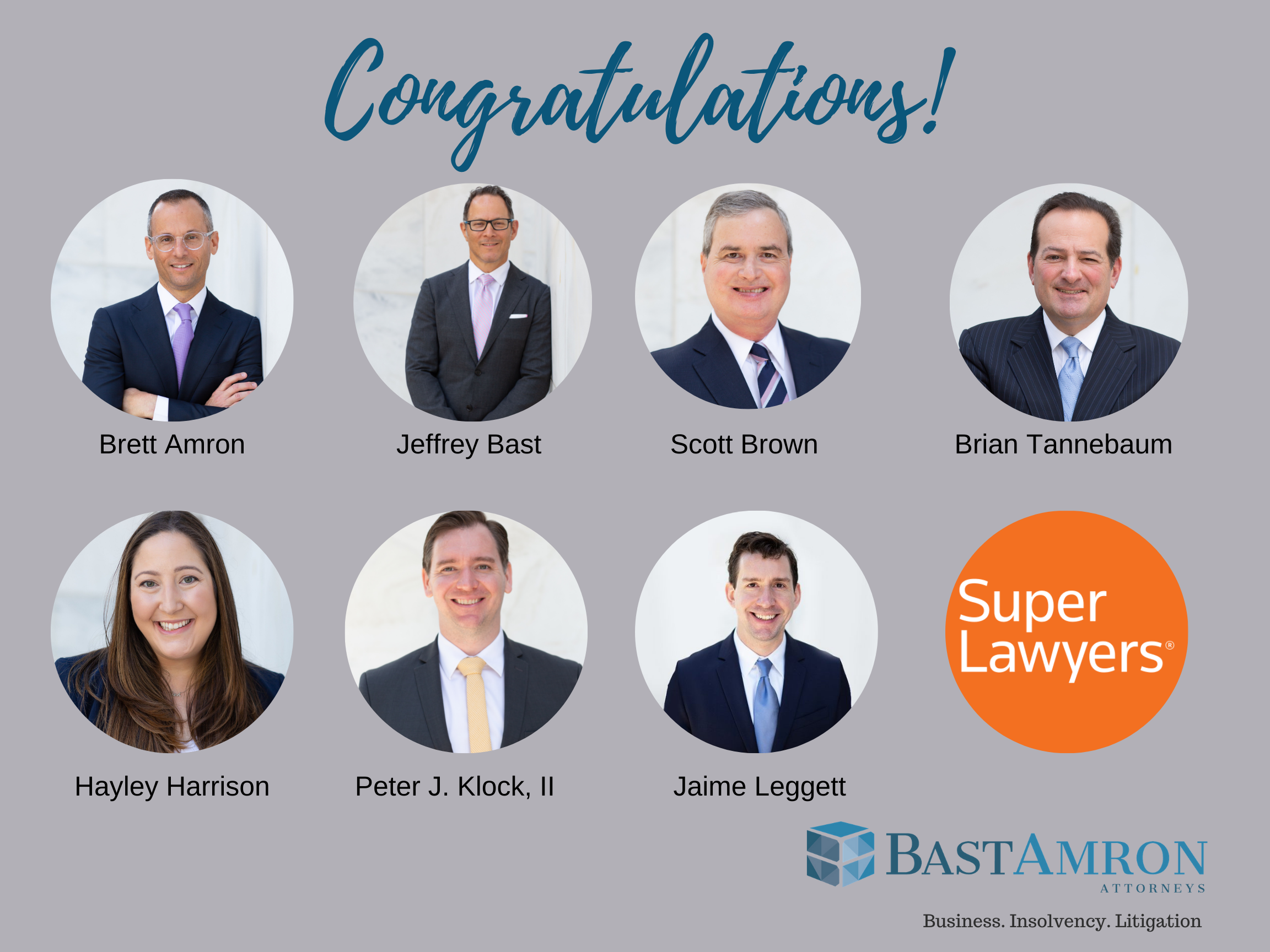 BAST AMRON ATTORNEYS RECOGNIZED IN 2021 EDITION OF FLORIDA SUPER LAWYERS