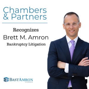 Chambers and Partners recognizes Brett M. Amron as a leader in Bankruptcy Litigation