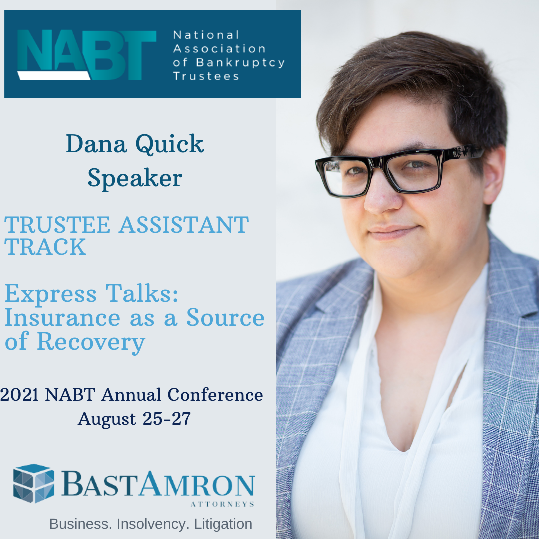 DANA QUICK PRESENTS AT 2021 NABT ANNUAL CONFERENCE