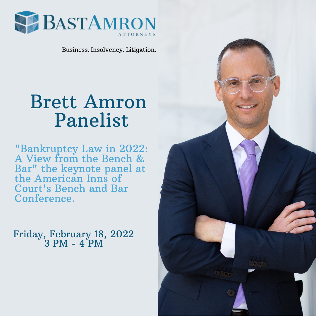 BAST AMRON PARTNER BRETT AMRON PRESENTS AT THE AMERICAN INNS OF COURT’S BENCH & BAR CONFERENCE