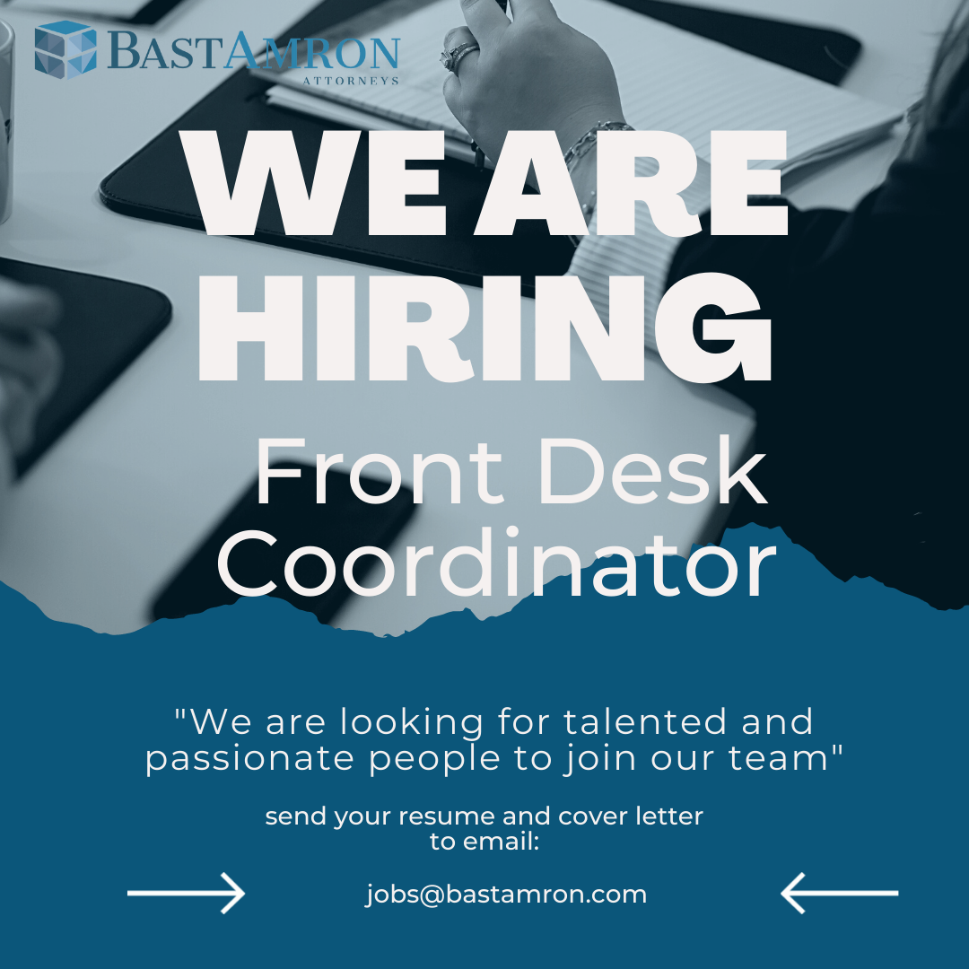 FRONT DESK COORDINATOR