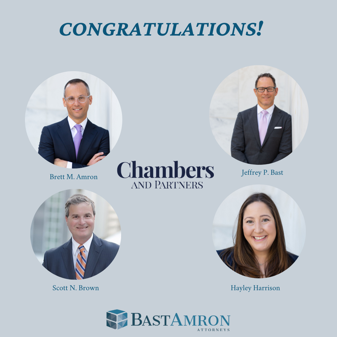 CHAMBERS & PARTNERS USA RECOGNIZES’ FOUR BAST AMRON ATTORNEYS IN 2022