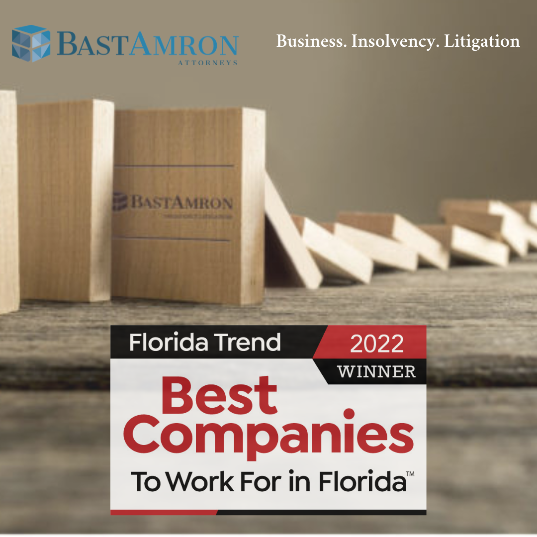 BAST AMRON NAMED ONE OF FLORIDA’S “BEST COMPANIES TO WORK FOR” IN 2022 BY FLORIDA TREND MAGAZINE
