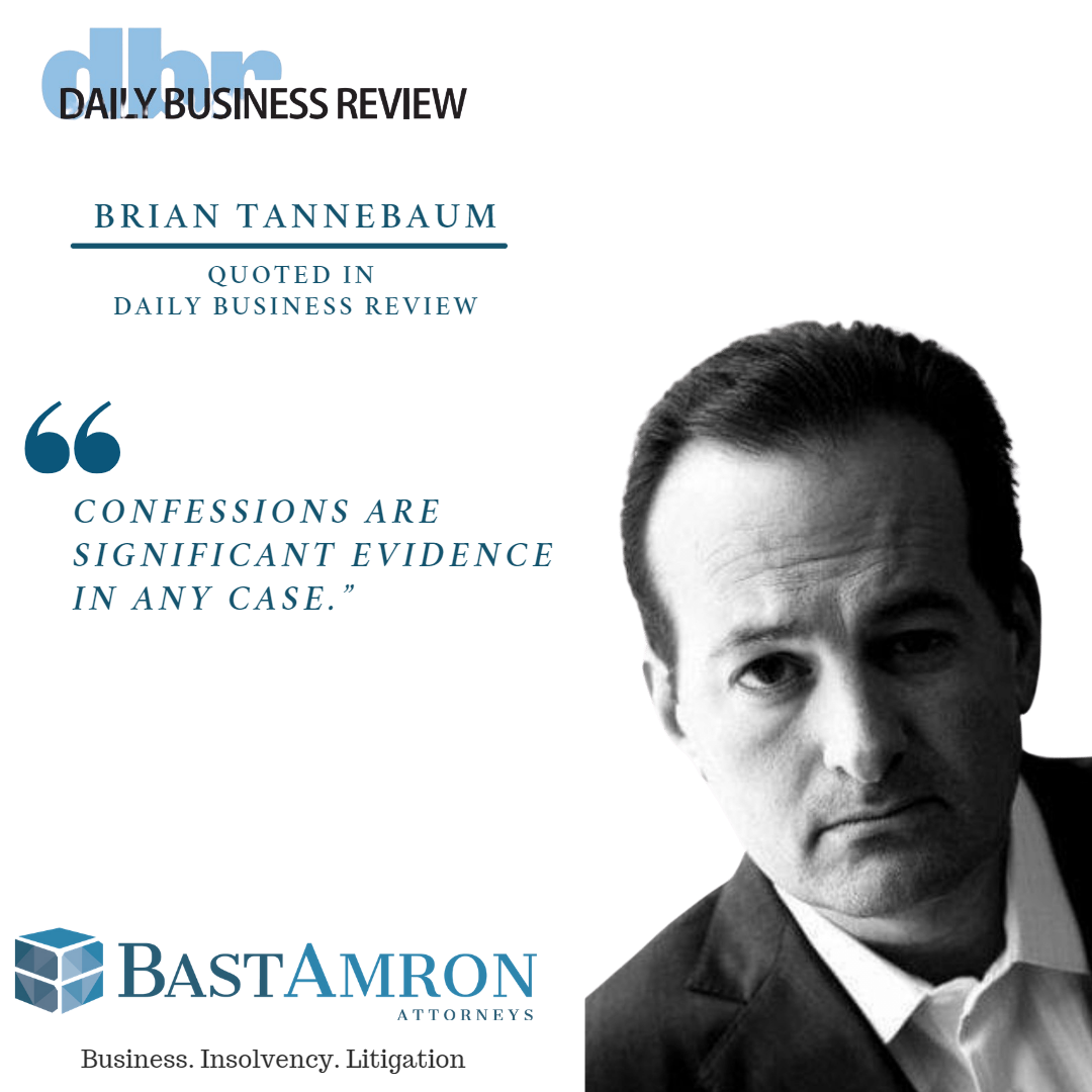 BRIAN TANNEBAUM QUOTED IN THE DBR– ‘DON’T SUE ME UNTIL AFTER I LEAVE THE FIRM’: FOLEY & LARDNER FACES MALPRACTICE LAWSUIT
