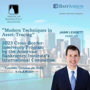 JAIME LEGGETT PRESENTS ON “MODERN TECHNIQUES IN ASSET-TRACING