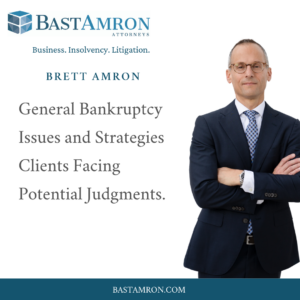 BRETT AMRON SPOKE AT WILLIAMS, LEININGER & COSBY ANNUAL RETREAT ON BANKRUPTCY ISSUES AND STRATEGIES FOR CLIENTS FACING POTENTIAL JUDGMENTS