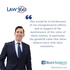 JAIME LEGGETT WAS QUOTED IN A LAW 360 ARTICLE, “CINEMEX THEATER CO. GETS $2.6M FOR OPERATIONS IN CH. 11”