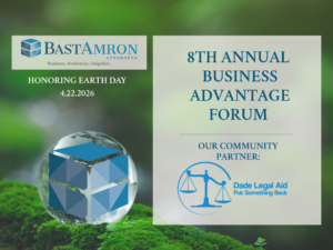 BAST AMRON'S 8TH ANNUAL BUSINESS ADVANTAGE FORUM! APRIL 22, 2026, HORORING EARTH DAY!