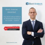 BRETT AMRON RECEIVES THE 2026 MARTINDALE-HUBBELL® JUDICIAL EDITION AV PREEMINENT® RATING