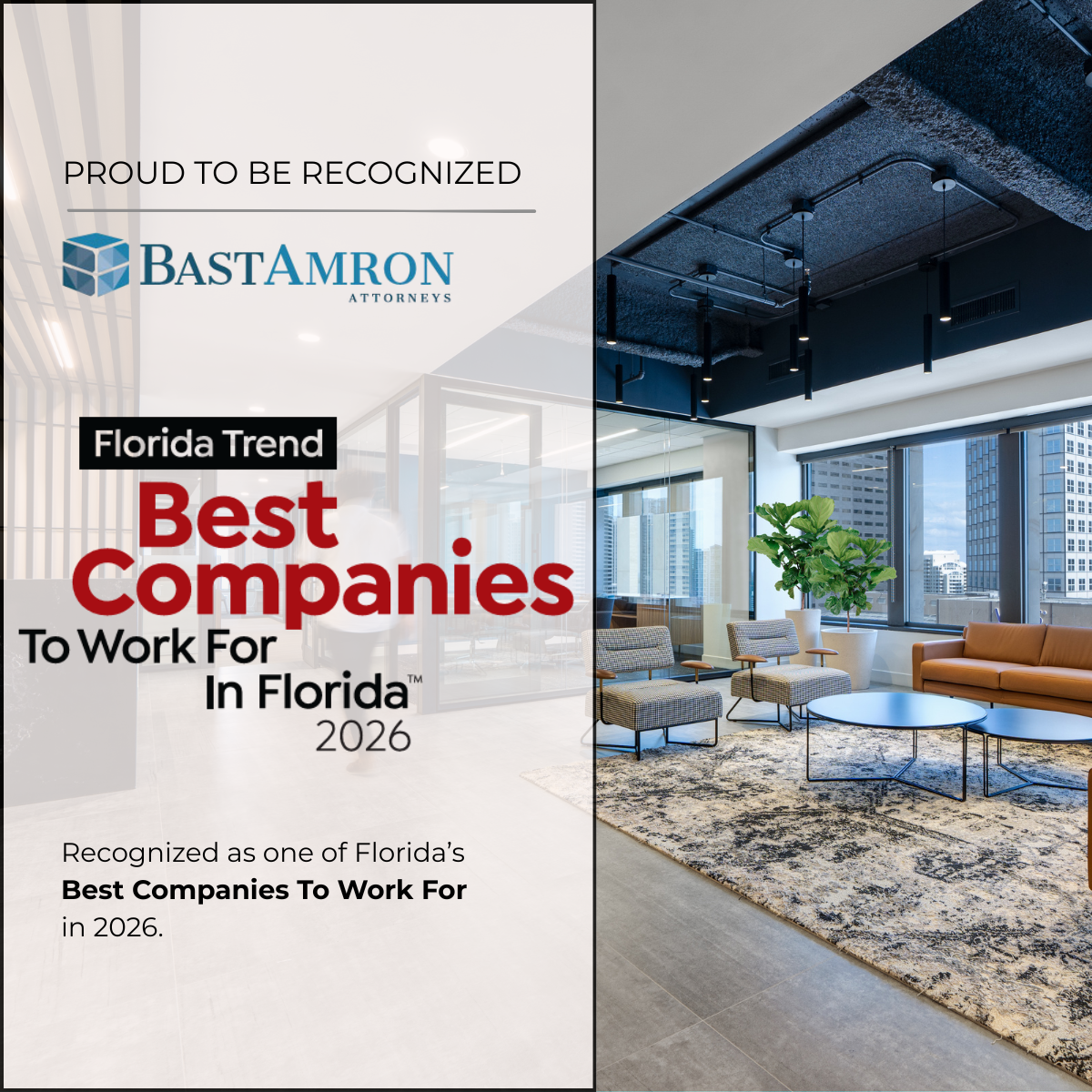 BAST AMRON RECOGNIZED AMONG FLORIDA TREND’S 2026 BEST COMPANIES TO WORK FOR